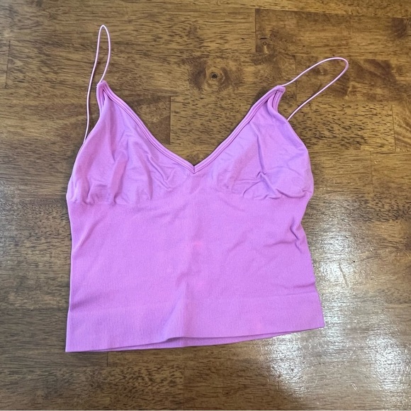 Free People Other - Intimately Free People pink ribbed bralette size xs/s